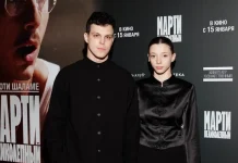 Григорий Верник, Иван Макаревич, Мила Ершова на премьере «Мартин Великолепный» с Тимоти Шаламе