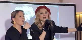 Юля Проскурякова и Таня Морозова поддержали Марусю Лёвкину на ее первом сольном концерте